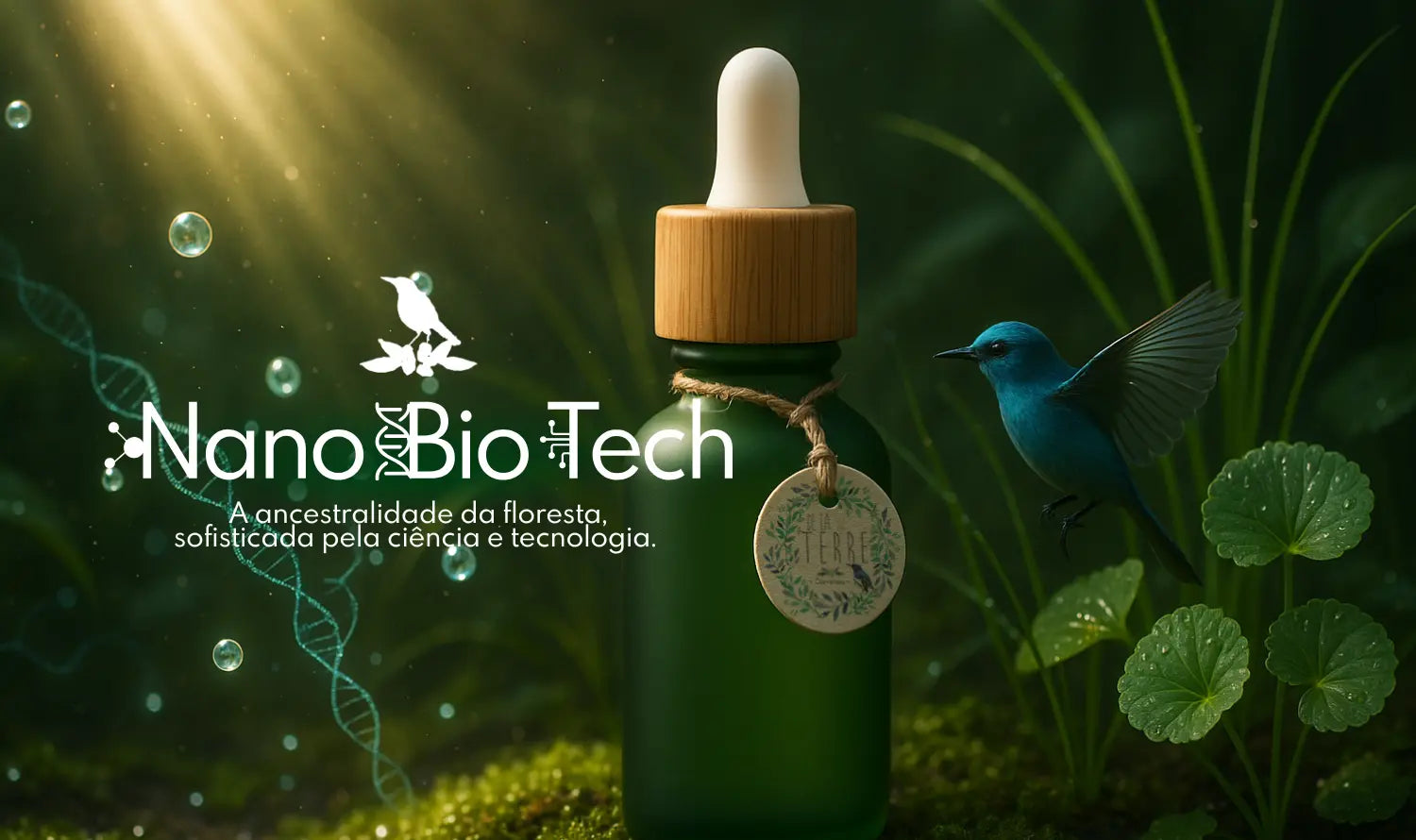 Por que nasceu a linha NanoBioTech: da alquimia artesanal à biotecnologia regenerativa De La Terre Cosméticos Naturais