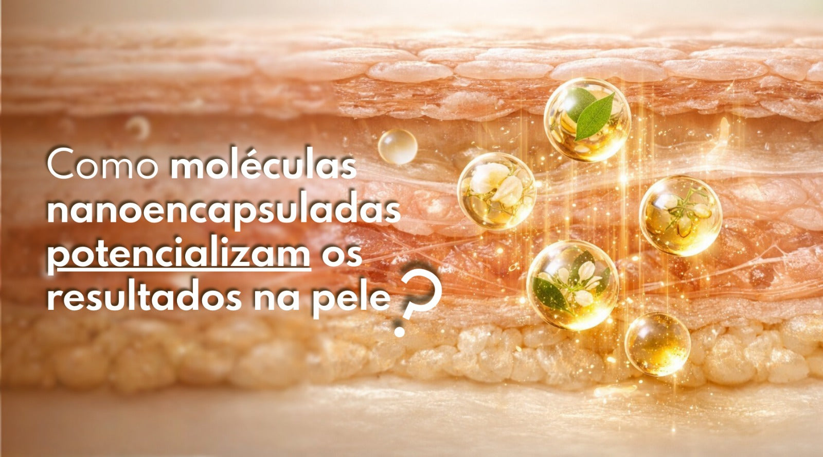 Como Moléculas Nanoencapsuladas Potencializam os Resultados na Pele