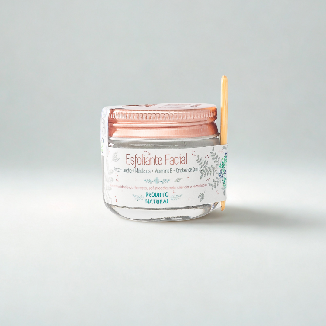 Creme Esfoliante de Arroz com Aloe Vera e Vitamina E