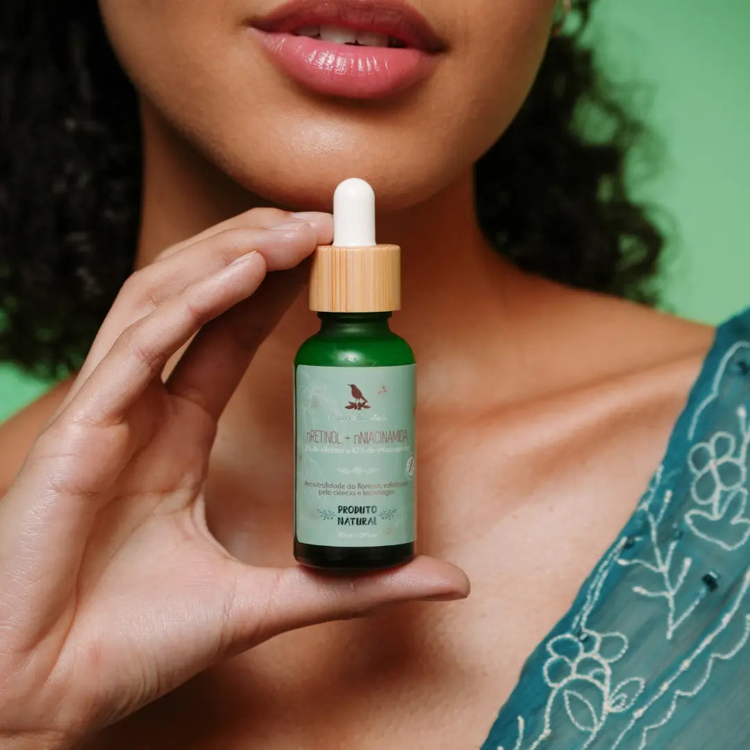 Sérum Nano Retinol + Nano Niacinamida para renovação facial De La Terre Cosmeticos