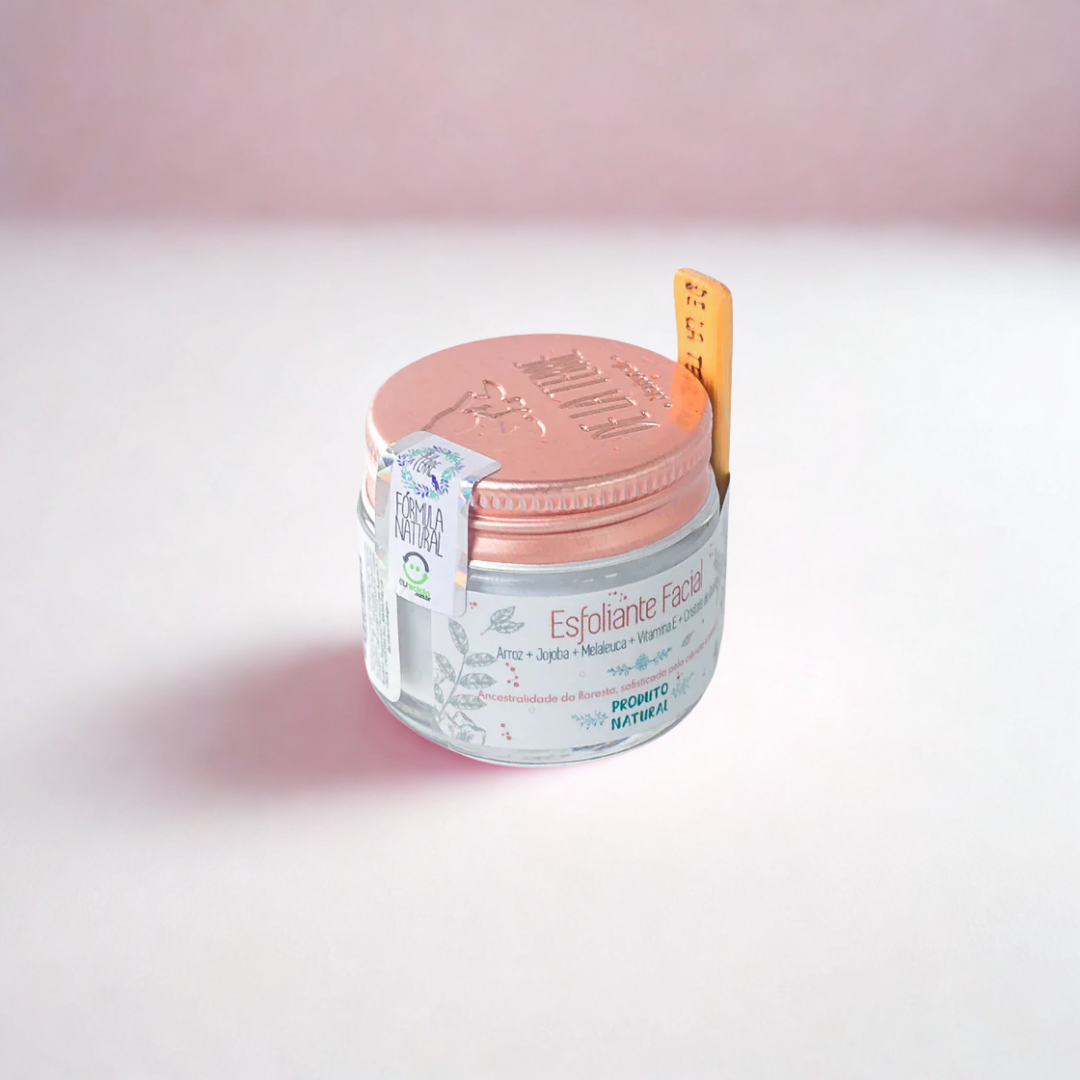 Creme Esfoliante de Arroz com Aloe Vera e Vitamina E