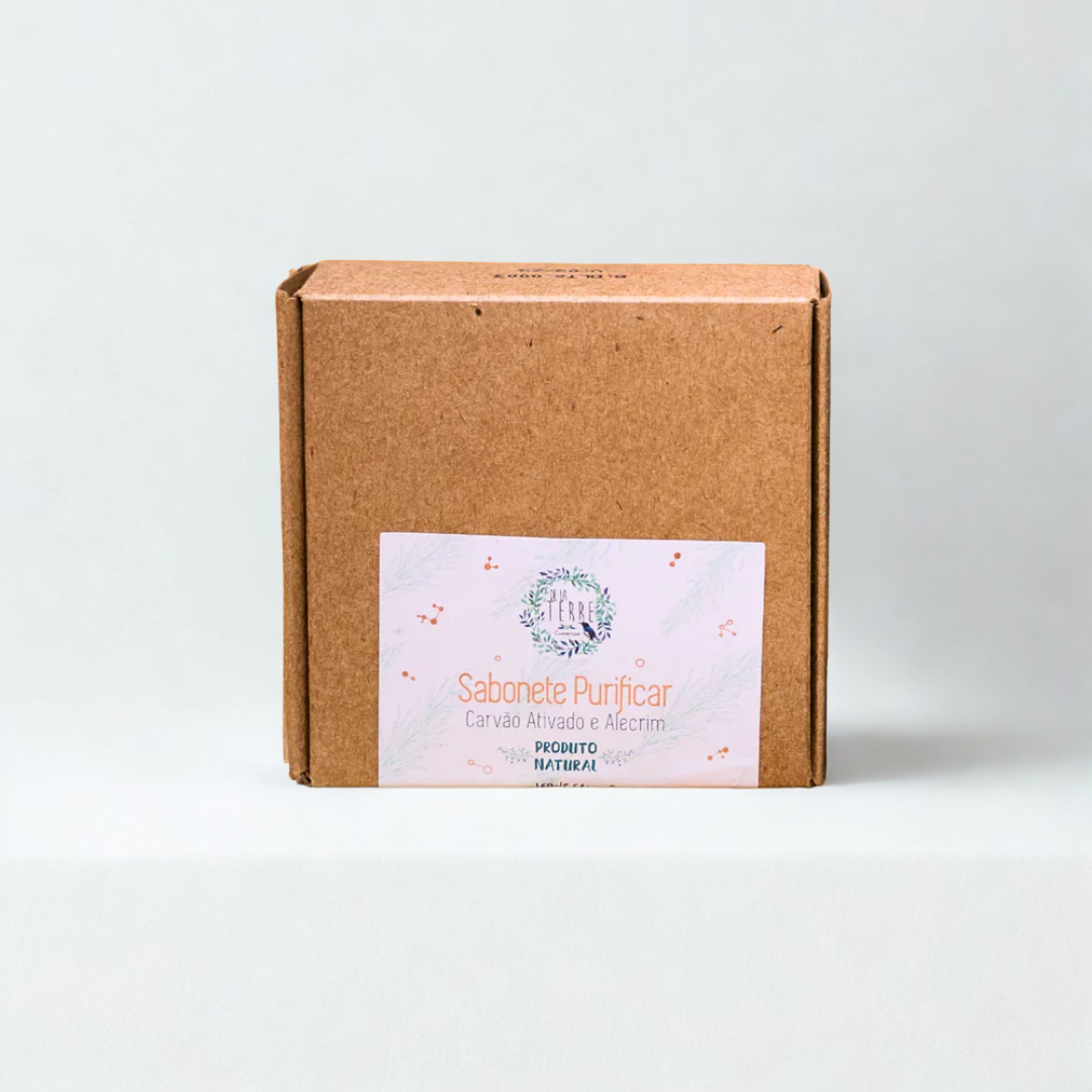 Sabonete Detox: Purificar - Carvão Ativado e Alecrim