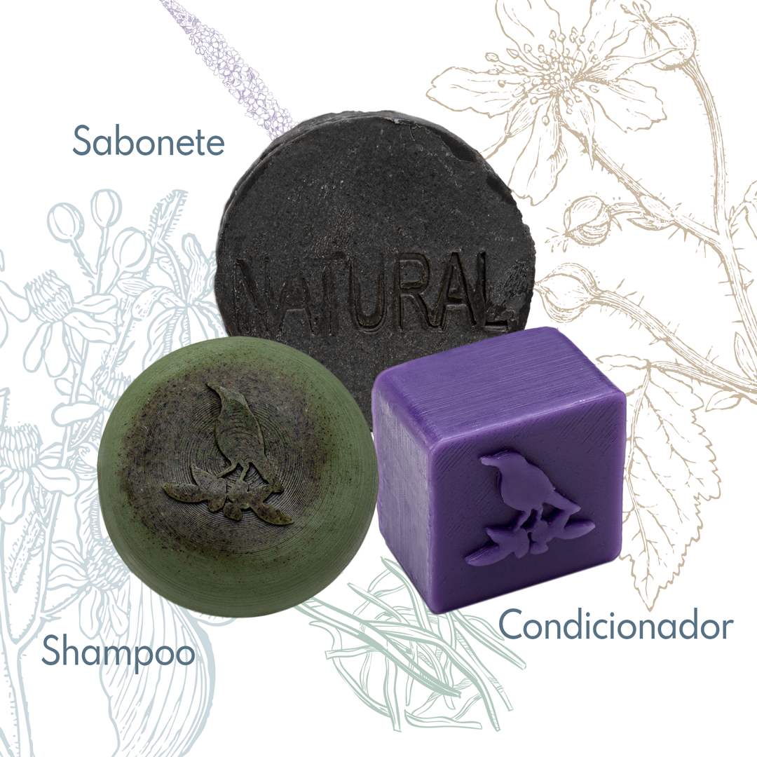 Kit Sólidos De La Terre Cosmeticos
