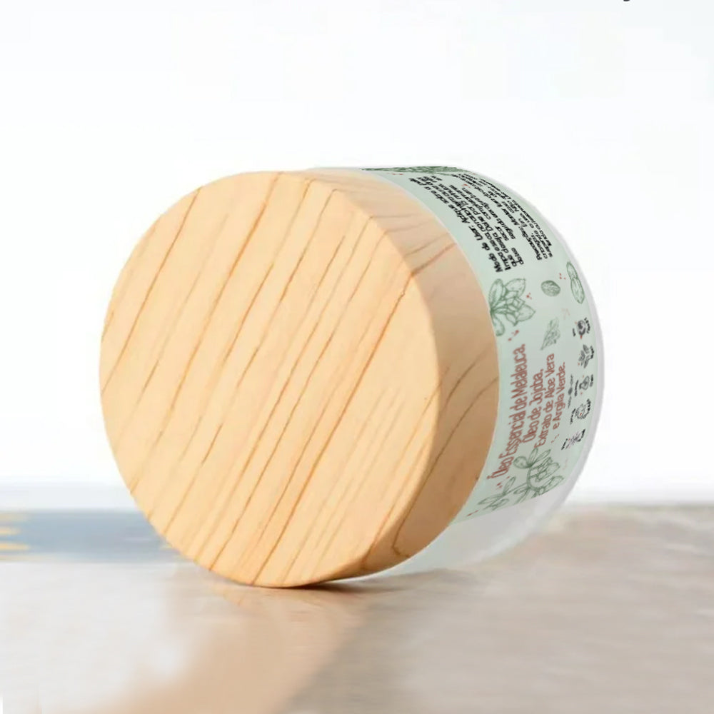 Máscara Facial de Argila verde De La Terre Cosmeticos