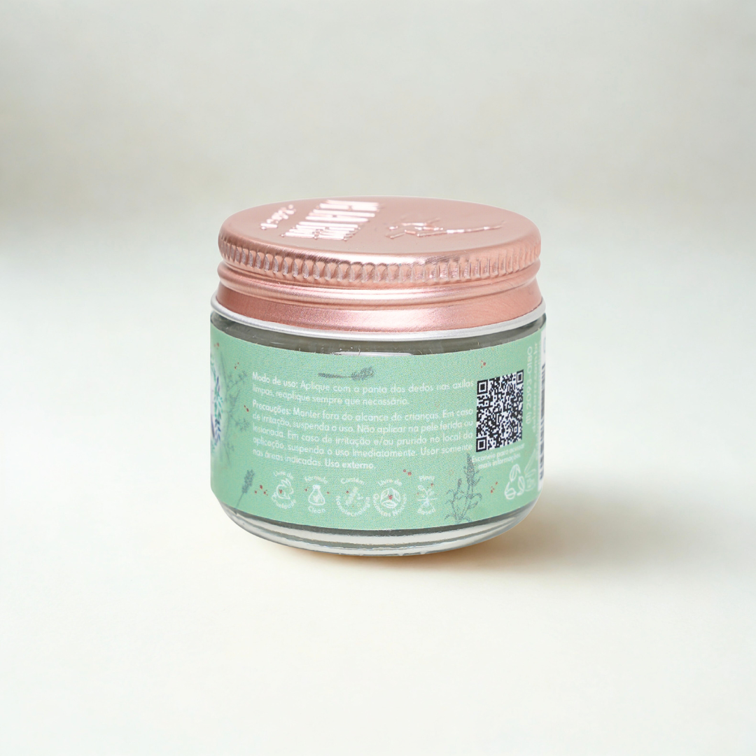 Desodorante Natural Nano Melaleuca e Lavanda sem Alumínio De La Terre Cosmeticos