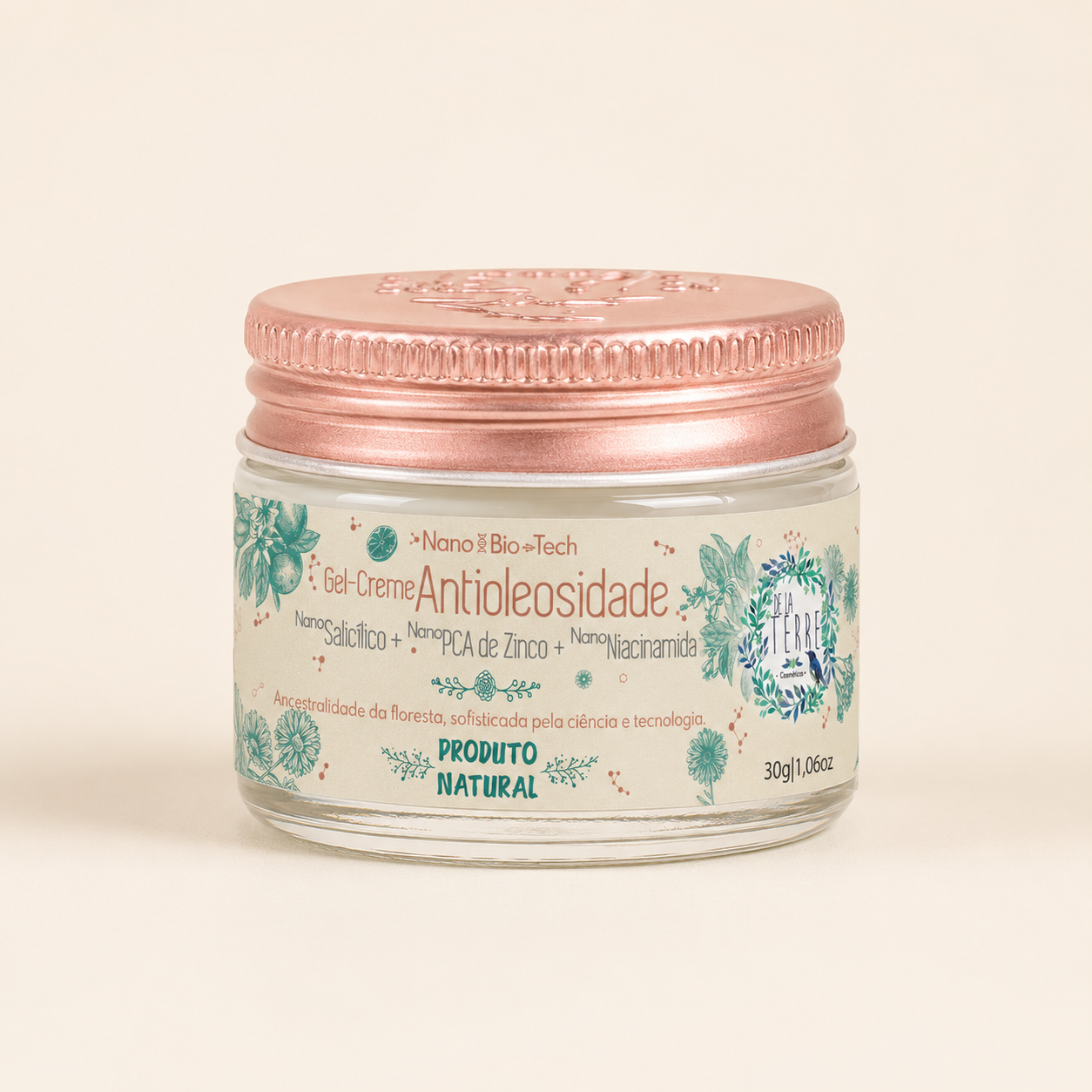 Gel-Creme Nano-Antioleosidade fundo clean