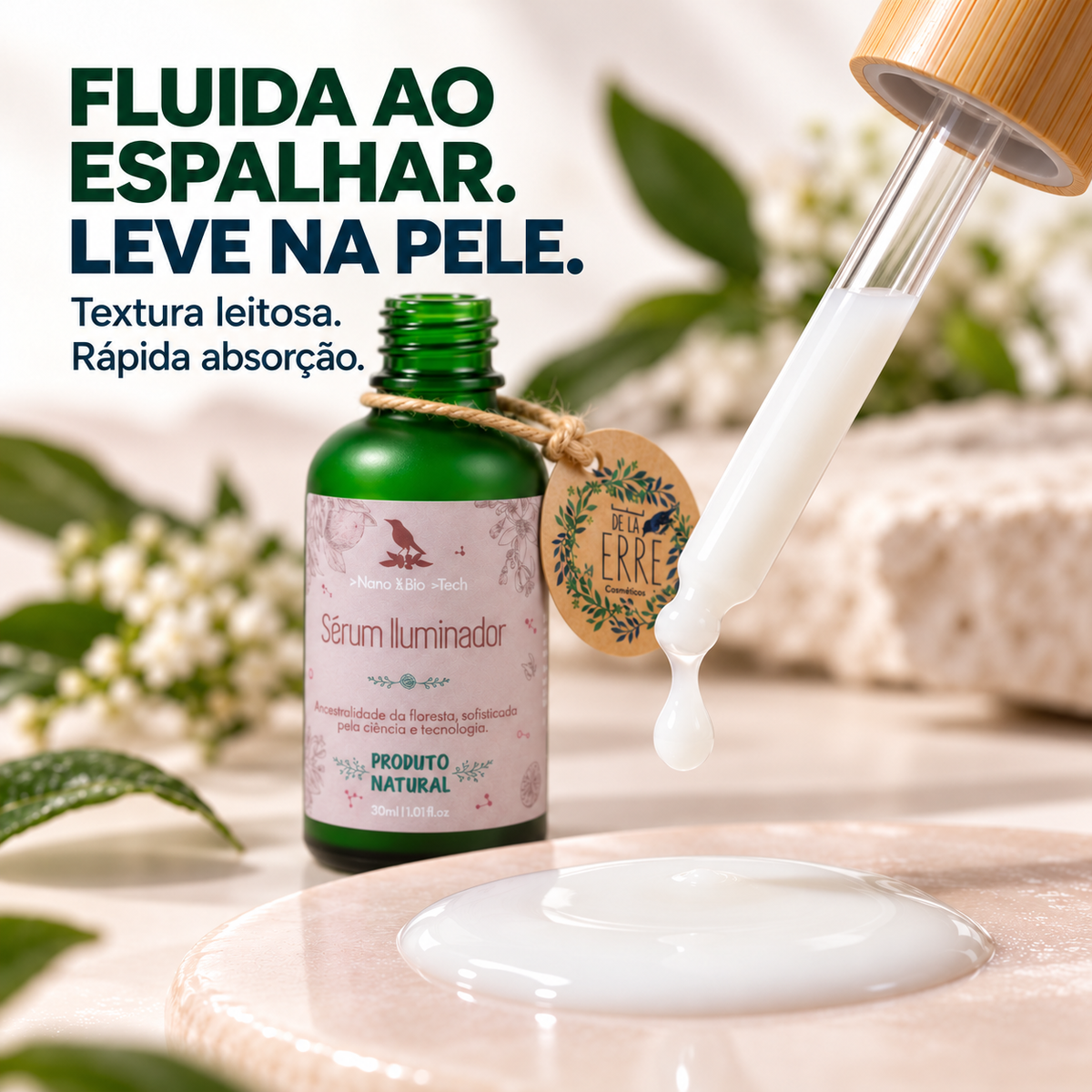 Nano Vitamina C com Triplo Ácido Hialurônico para luminosidade