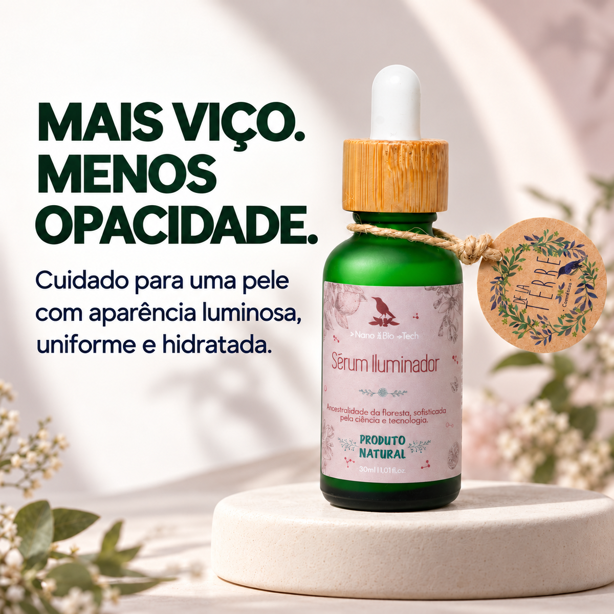 Nano Vitamina C com Triplo Ácido Hialurônico para luminosidade