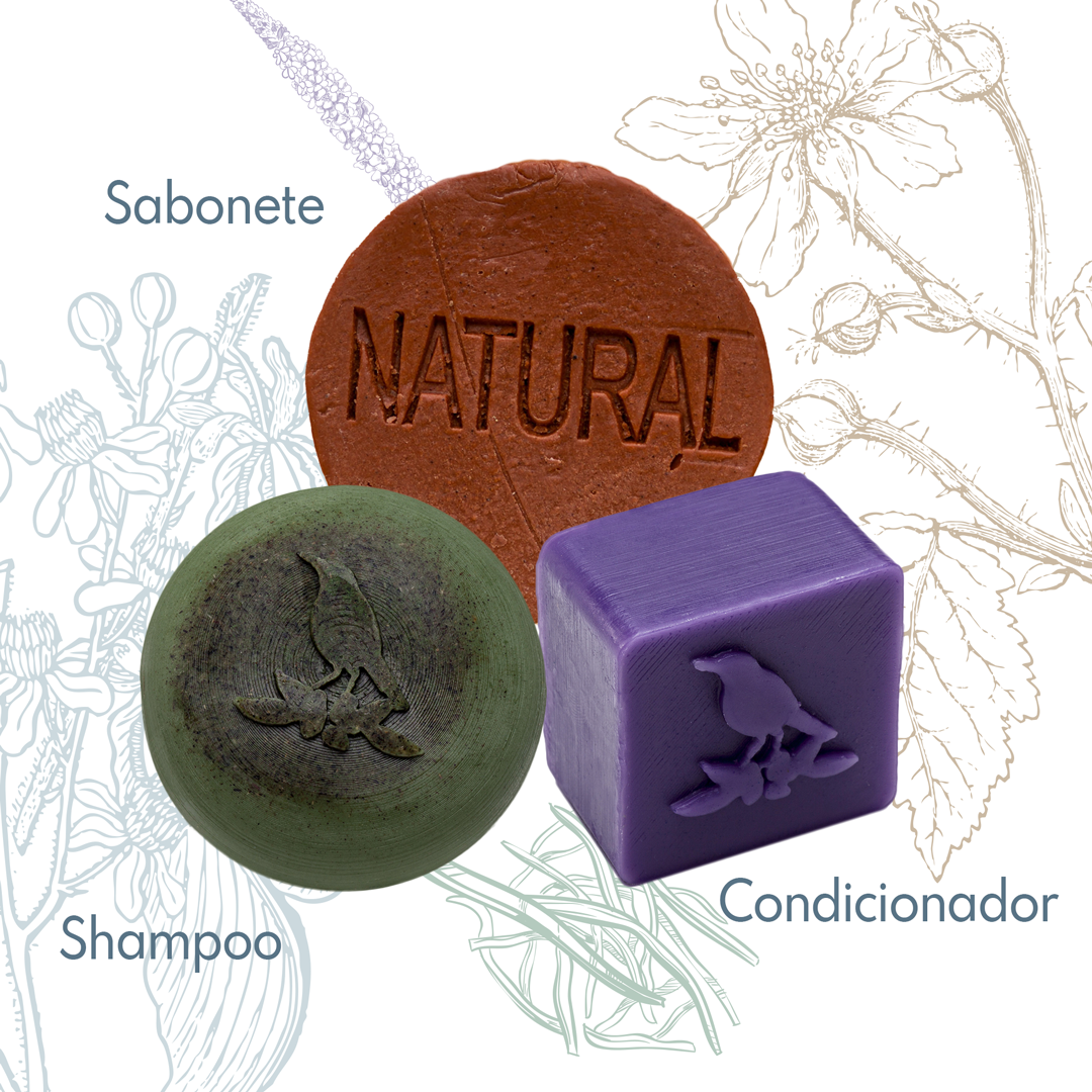 Kit Sólidos De La Terre Cosmeticos