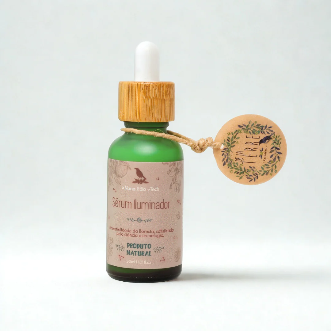 Duo Iluminador & Firmeza – Creme Nano Pró-Aging + Sérum Iluminador De La Terre Cosmeticos
