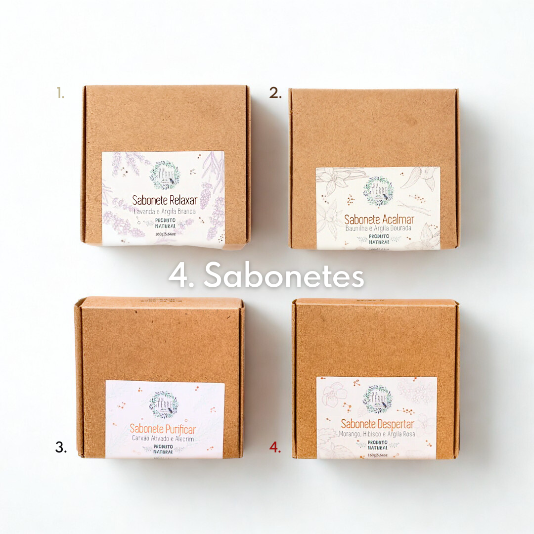 Kit Sabonetes Ancestrais De La Terre Cosmeticos