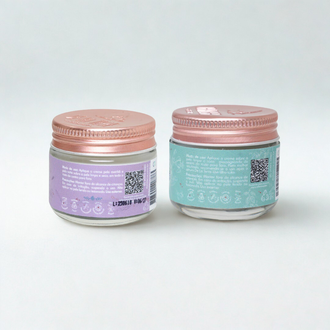 Duo Hidratação e Calmaria: Creme Nano-Hidratante + Creme Calmante