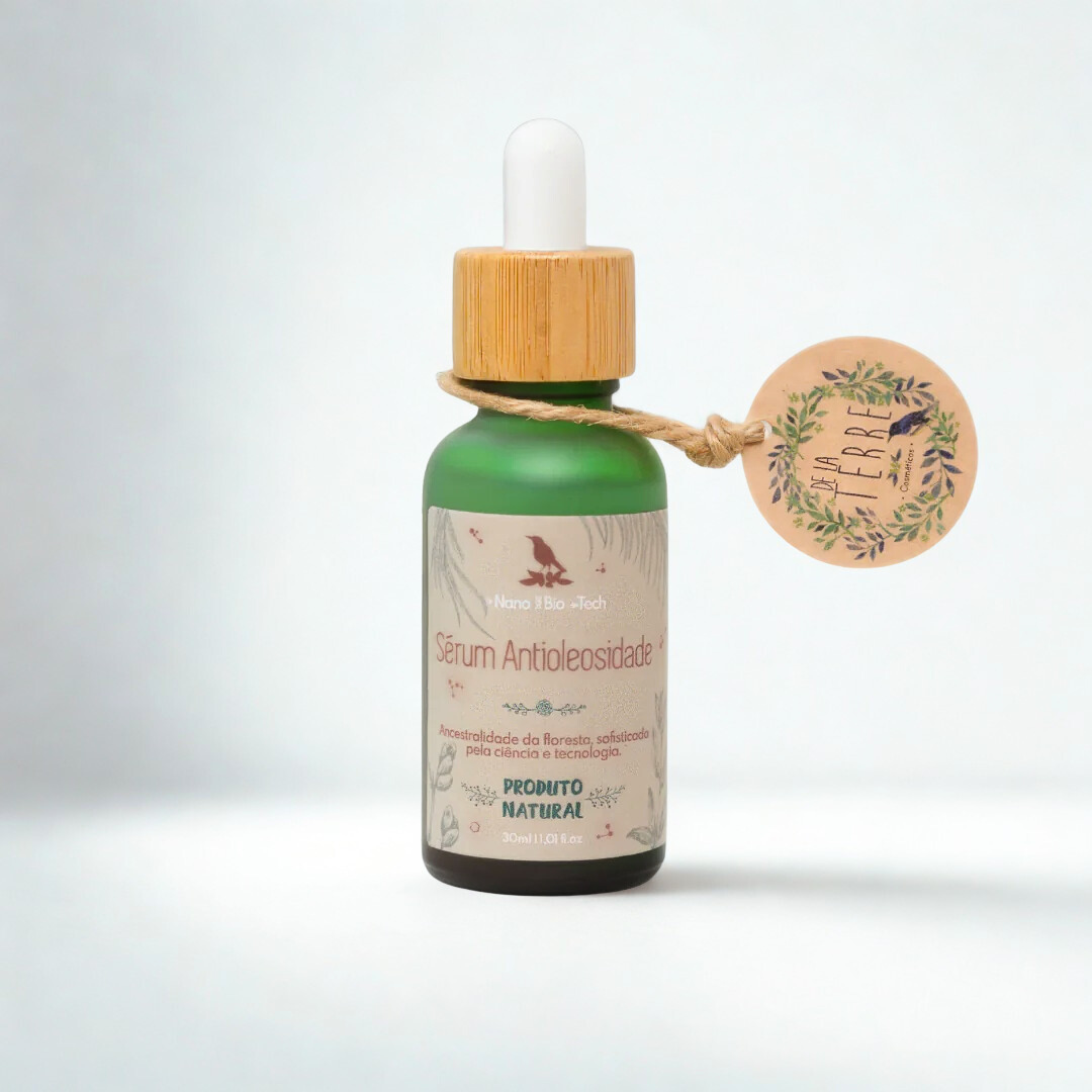 Duo Controle de Oleosidade Avançado: Sérum Nano Antioleosidade + Creme-Gel Nano Antioleosidade De La Terre Cosmeticos