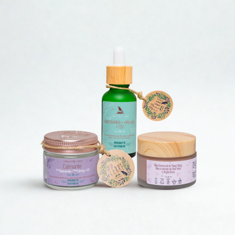 Kit Pele Sensível De La Terre Cosmeticos