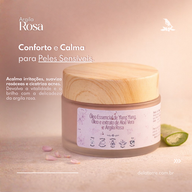 Máscara Facial de Argila Rosa