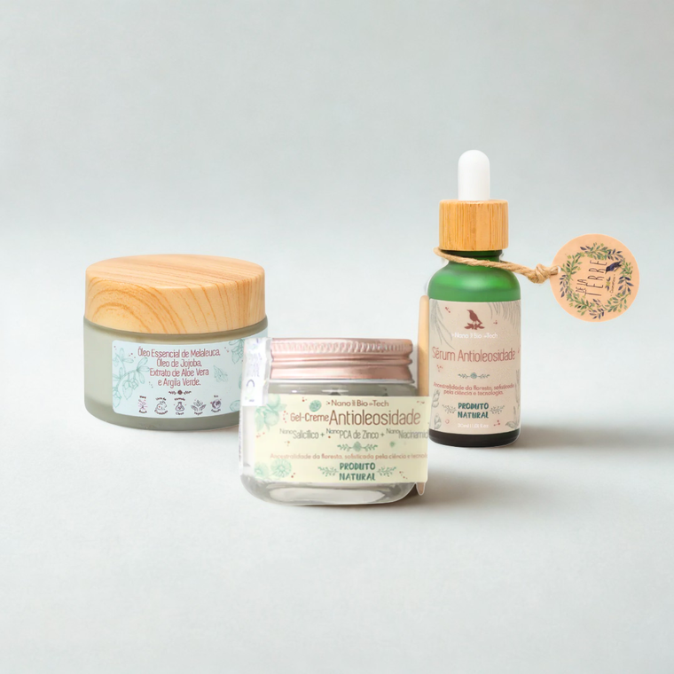 Kit Antiacné De La Terre: Tratamiento Natural para Pieles Grasas y con Propensas al Acné