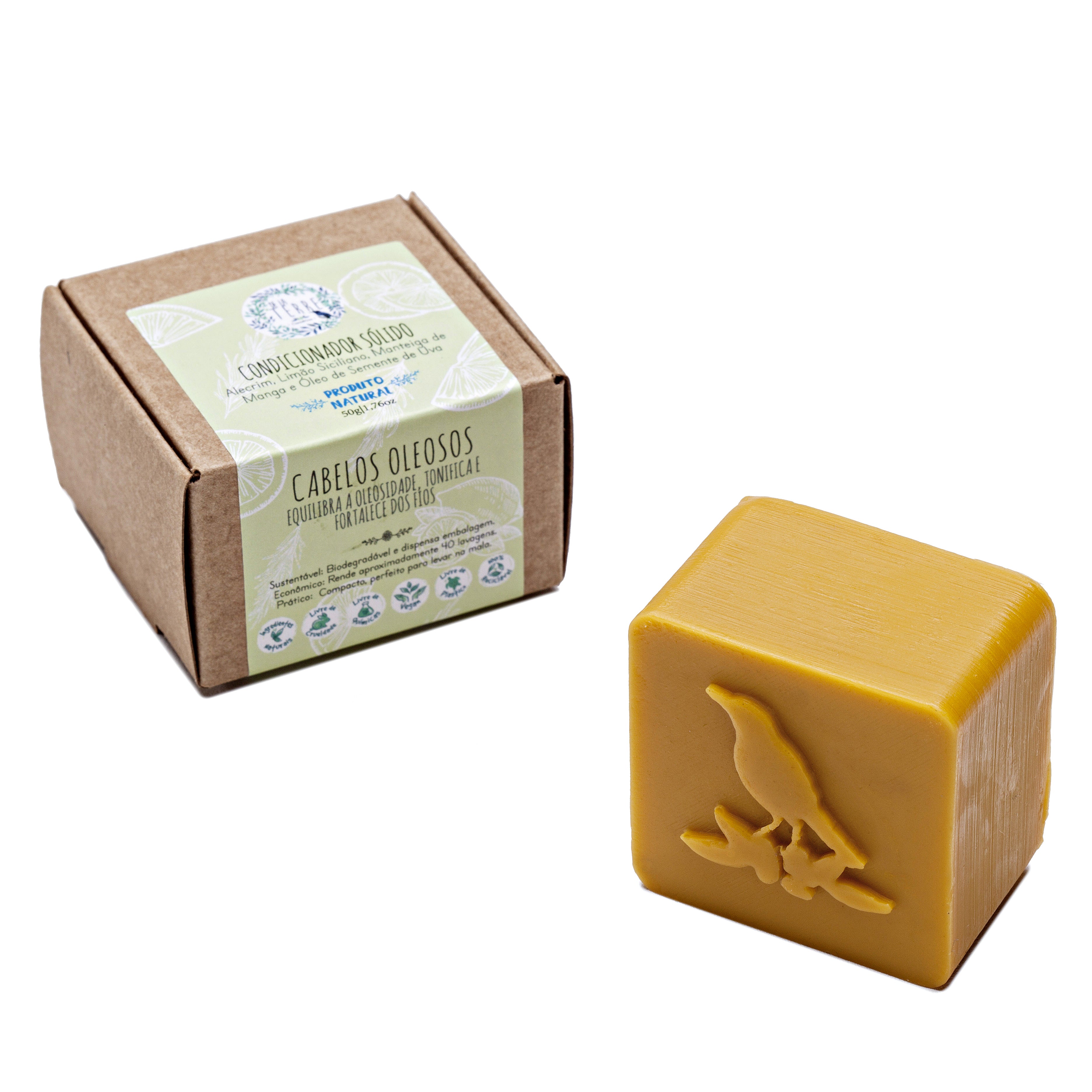 Solid Conditioner: Oily Hair - Lemon and Rosemary 