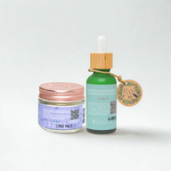 Duo Proteção Essencial – Sérum Nano Niacinamida + CB2 & Creme Nano Pró-Aging