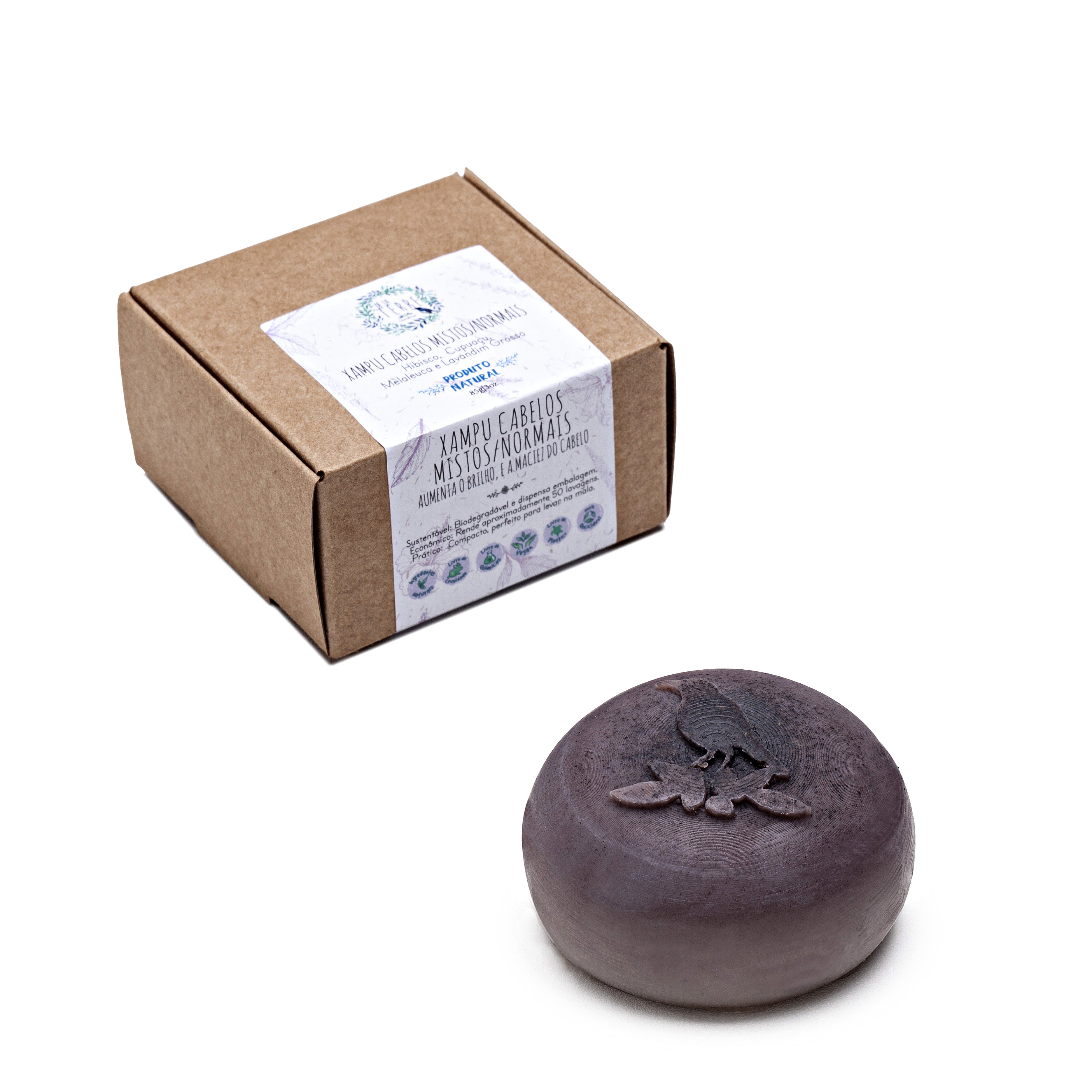 Solid Shampoo: Mixed and Normal Hair - Bio-active Quinoa and Hibiscus 
