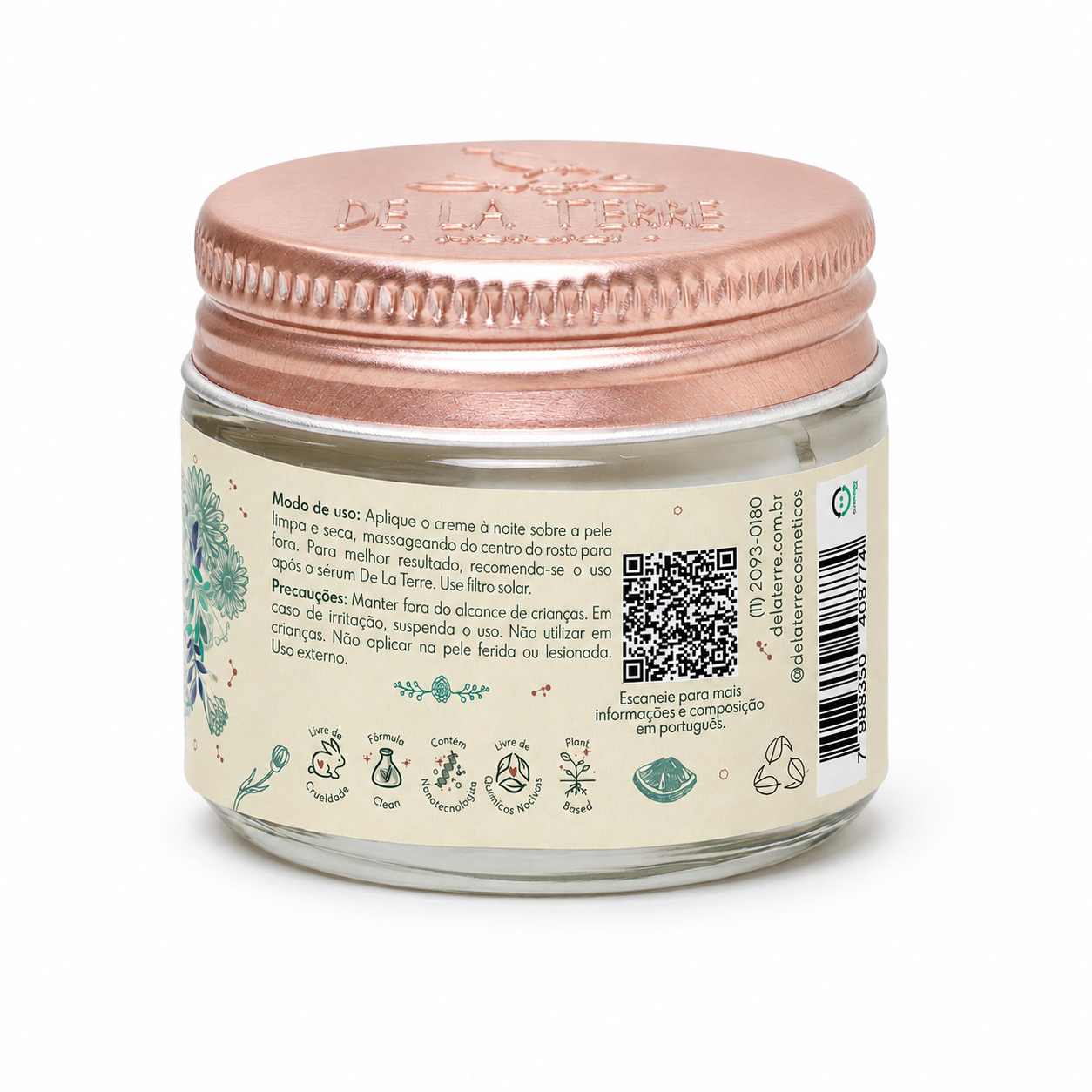 Gel-Creme Nano-Antioleosidade De La Terre Cosmeticos