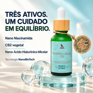CB2 + Nano Niacinamida + Nano Ácido Hialurônico Micelar
