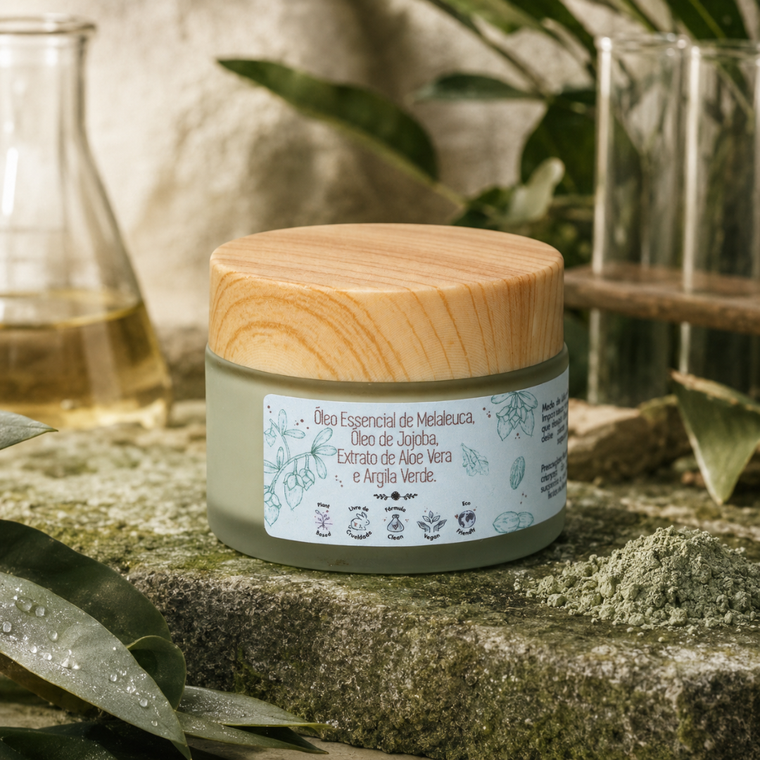 Máscara Facial de Argila verde