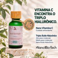 Nano Vitamina C com Triplo Ácido Hialurônico para luminosidade