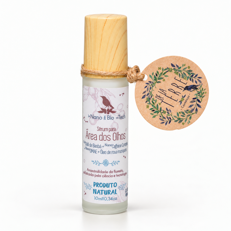 Área dos Olhos para sinais de cansaço visível