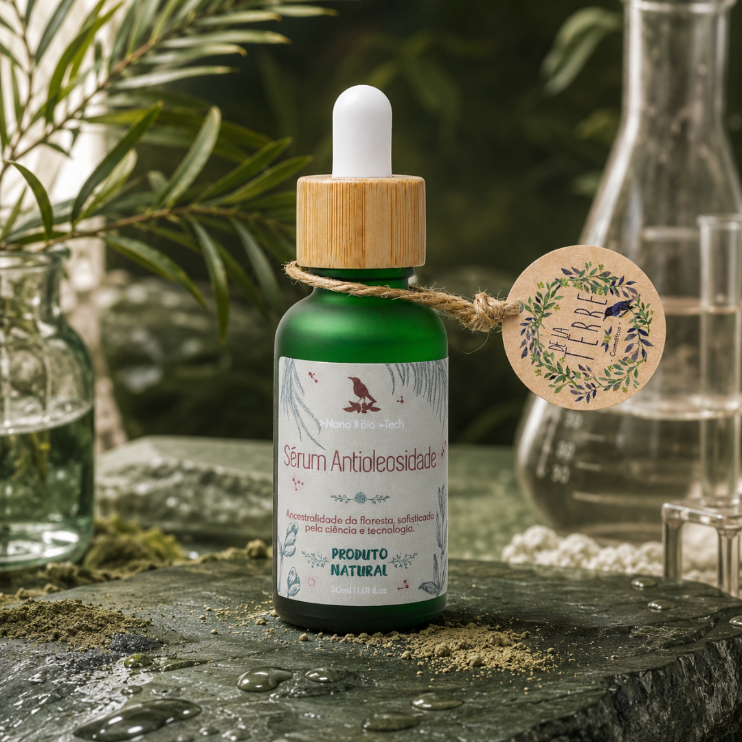 Regula Oleosidade da Pele e trata Acnes e inflamações