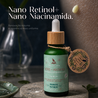Nano RetinolRenovação noturna  e aparência mais uniforme.