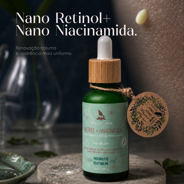 Sérum Nano Retinol + Nano Niacinamida | Renovação Facial