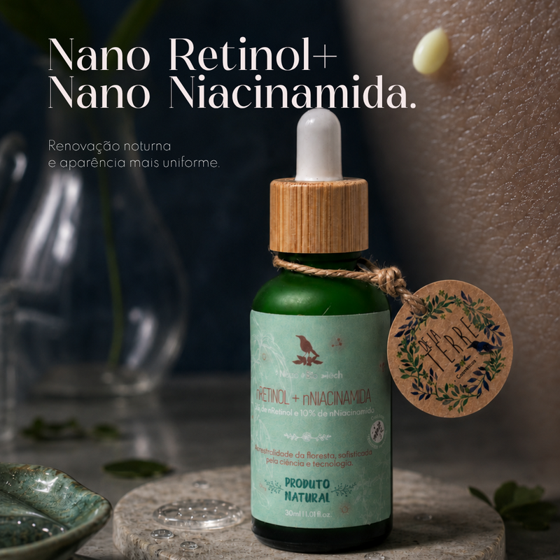 Sérum Nano Retinol + Nano Niacinamida | Renovação Facial