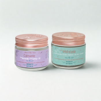 Duo Hidratação e Calmaria: Creme Nano-Hidratante + Creme Calmante